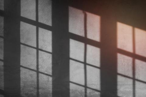 Window frame shadow background design element