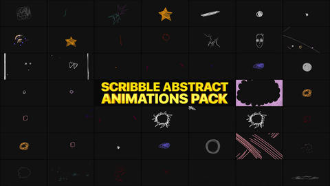 Scribble Abstract Animations | Motion Graphi Stock animation 22981876 ...