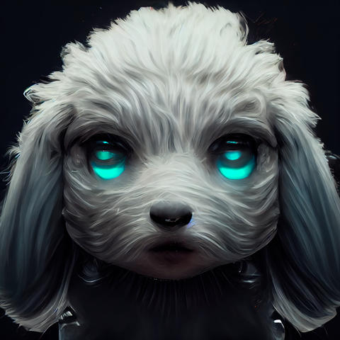 A fictional cyber dog
