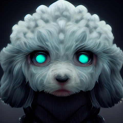 A fictional cyber dog