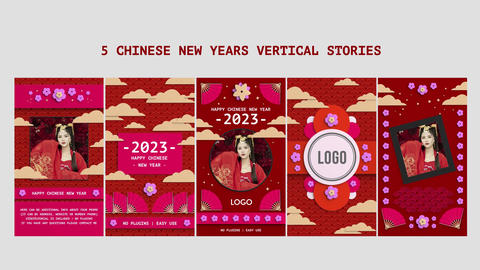 Chinese New Years Vertical Stories