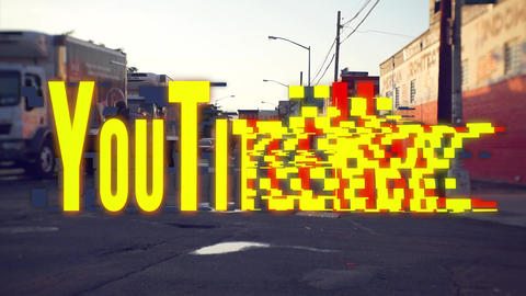 Glitch Title Opener