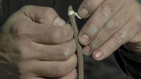 Hands of a Poor Man making Kite by Hand using a Wood Cra GIF 23278836 ...