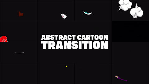 Abstract Cartoon Transitions | Motion Graphi Stock animation 23274666 ...