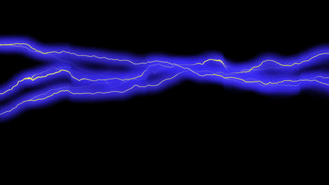 Animated Blue Lightning Background