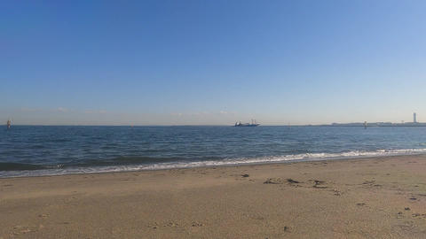 sandy beach on a sunny day