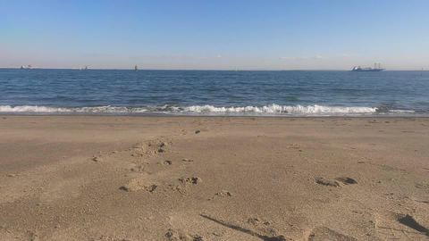 sandy beach on a sunny day
