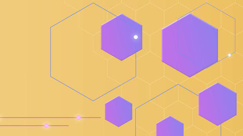Geometric hexagon abstract background 15 second Animated GIF 23889015 ...