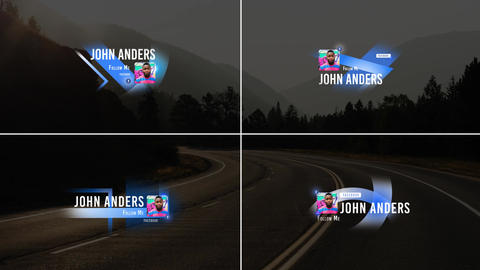 Social Media Titles Pack After Effects template 23922520 | MotionElements