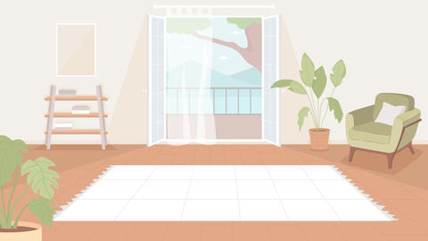 Spacious living room