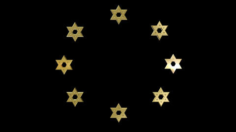 Animations Jewish Stars