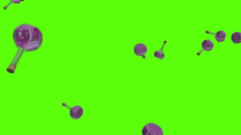 Volumetric flasks exploding. Measuring flasks explosion GIF 24891247 ...