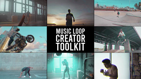 Automatic MusicVJ Loop Creator Tool Motion Graphics template 25842396 ...