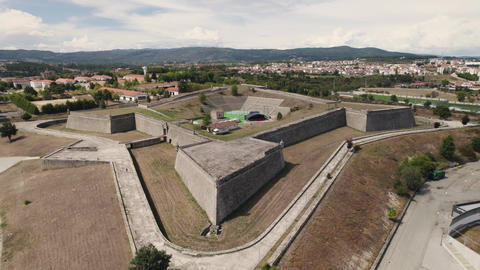 Fort of Sao Neutel ancient military fortification in Chaves, Portugal