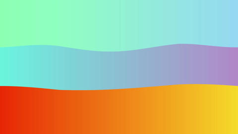 グラデーションの2D波 01