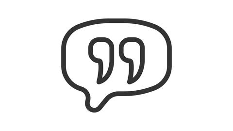 Leave opinion icon animation