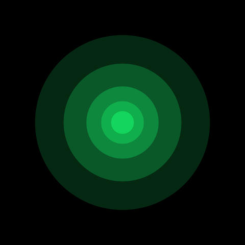Pulsing circle