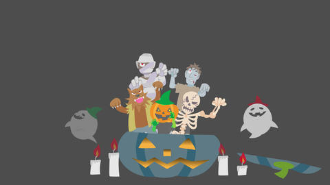 Halloween ghosts