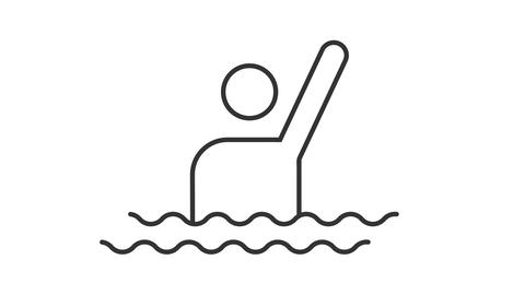 Rescue signal animated icon