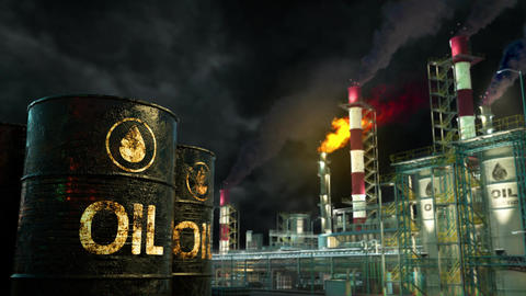 Oil Refinery Animation