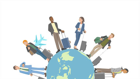 Business person active in the world