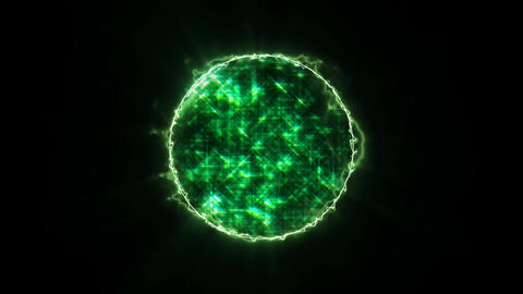 3d glowing green cosmic sphere animation 애니메이션 GIF 27782543 ...