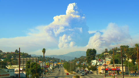 California Wildfire Time-lapse