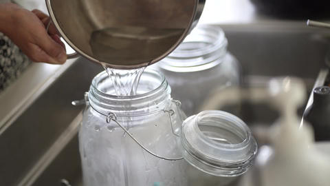 Mason Jars Sterilizing Bottles In Boiling Water 4+ Hundred Boil