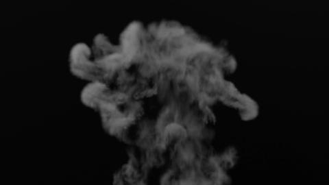 Rising smoke