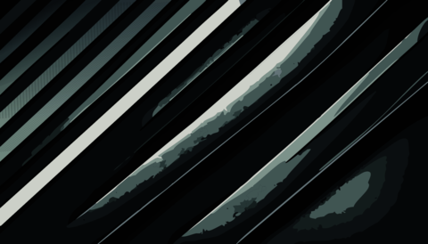 Black abstract geometric background. Modern shape concept. Vector illustration