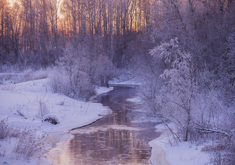 River at Sunrise