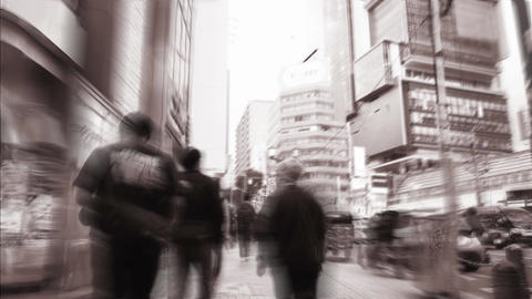 The cityscape in the memories