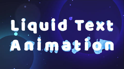 Liquid Animation Text
