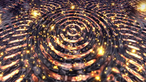 Golden Liquid Waves Motion Background Animated GIF 28388660 ...