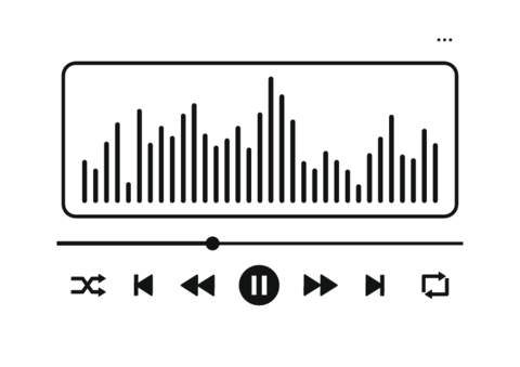 Music player icon