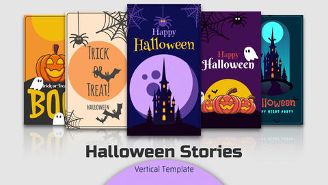 Halloween Stories | Vertical DaVinci Resolve Template