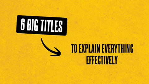 Full Screen Grunge Explainer Titles