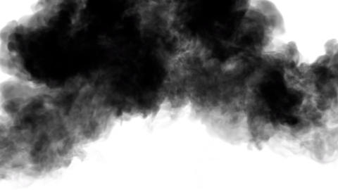 Black Smoke On White