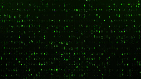 Green Falling Matrix Code - Loop Animation Background Wa GIF 29100599 ...