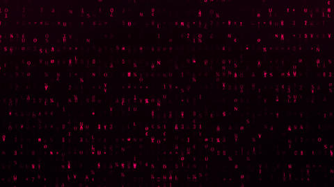 Red Falling Matrix Code - Loop Animation Backgrou GIF 動畫 29100602 ...
