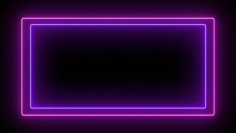 Looping Neon Frame Background GIF 29312088 | MotionElements