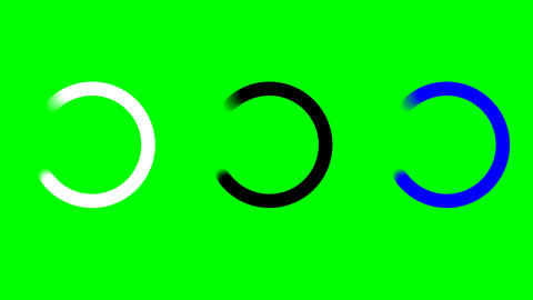 Loading Circle Green Screen Spanish Loading Circle Device Green Screen
