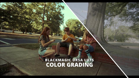 Color Pack for Blackmagic Ursa Mini After Effects Template 4k