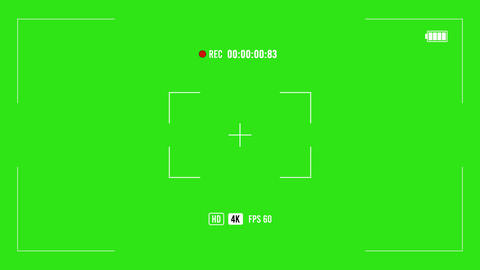 Camera recording screen overlay. Camera view Stock animation 29562787 ...