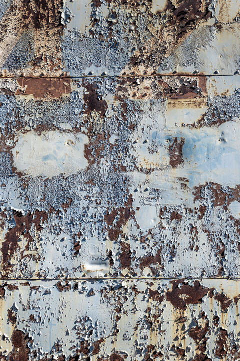 rusty warehouse iron door background material