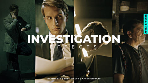 Investigation Effects After Effects animation preset 29900842 ...