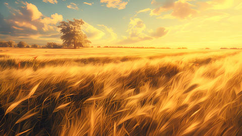 Wheat Field at