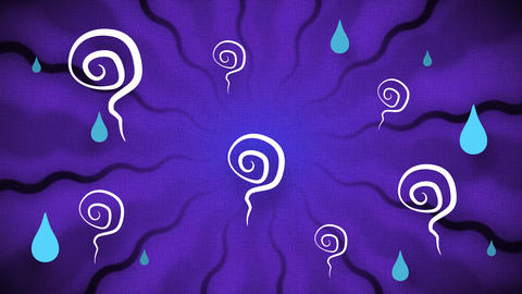 Background base with a suspicious atmosphere, polka dots, swaying, downward facing