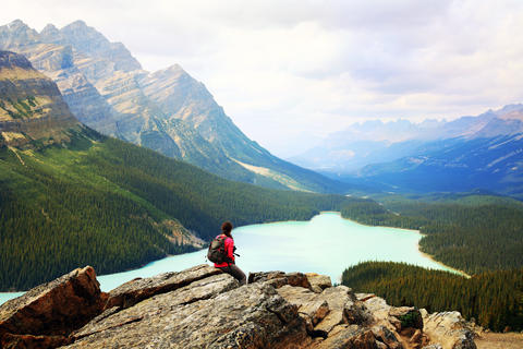 Hiker Banff National Park