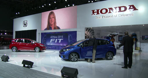 Honda exhibit at the New York Auto Show